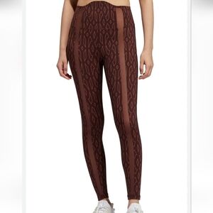 Adidas Ivy Park Monogram Sheer Panel Tights
